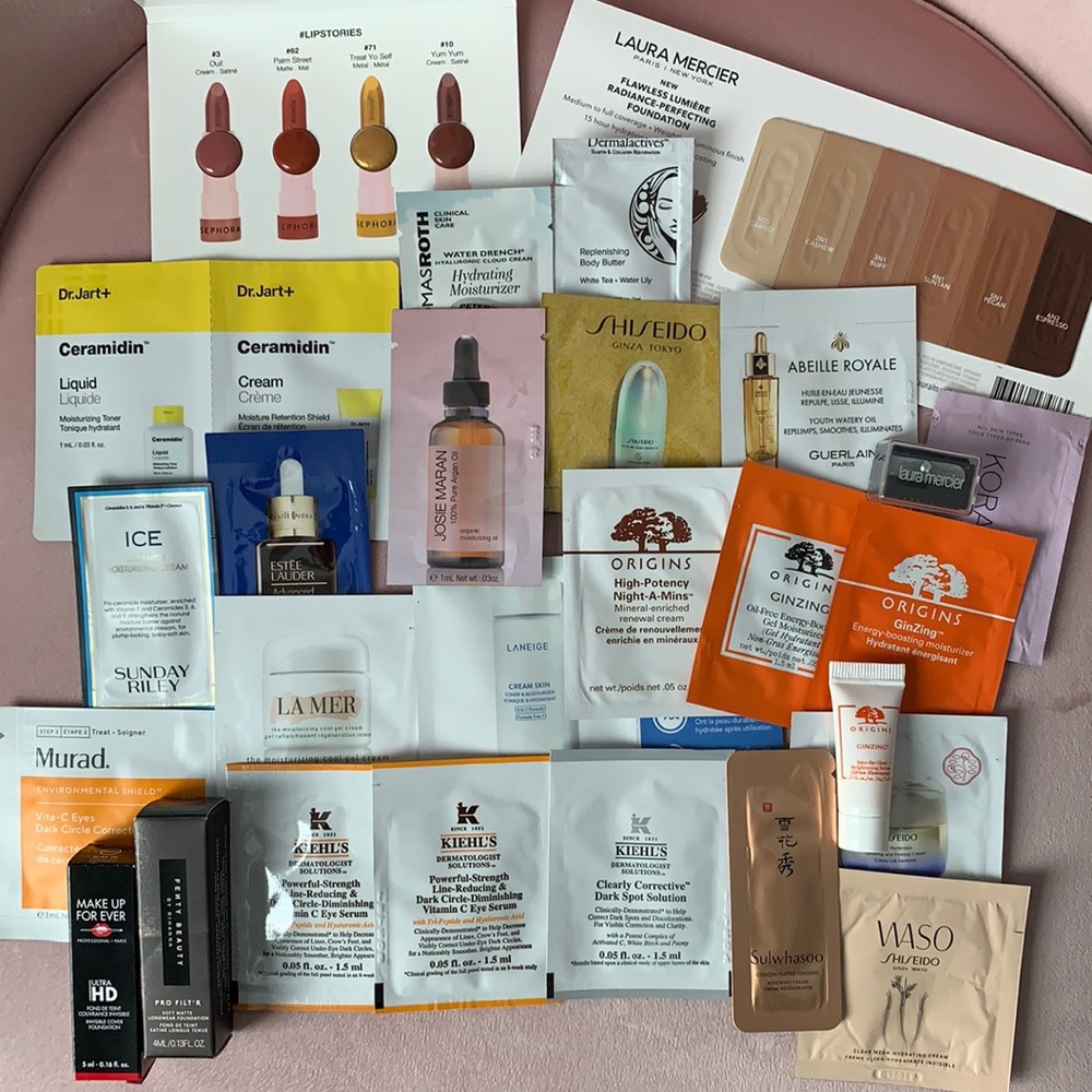 High End Make Up and Skin Care Sample Set
